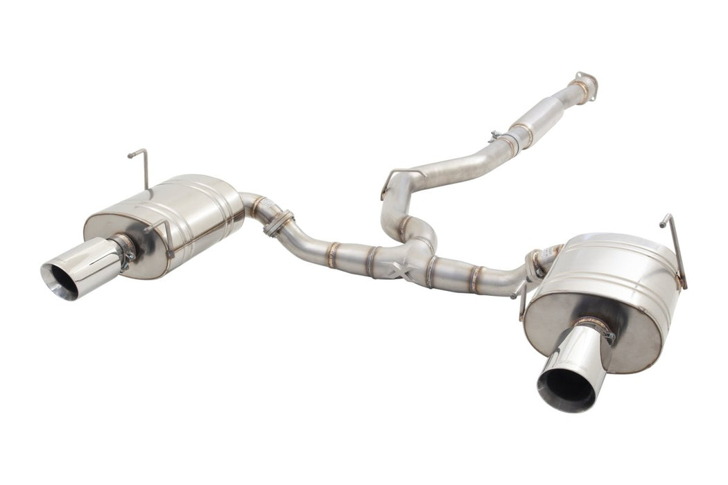 X - Force Stainless Steel Catback Exhaust 2008 - 2010 WRX Sedan / 2009 - 2013 Forester XT - ES - SW20 - CBS - Subimods.com