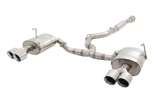 X - Force Street Style Stainless Steel Catback Exhaust 2011 - 2021 WRX Sedan / 2011 - 2021 STI Sedan - ES - SW27 - CBS - Subimods.com