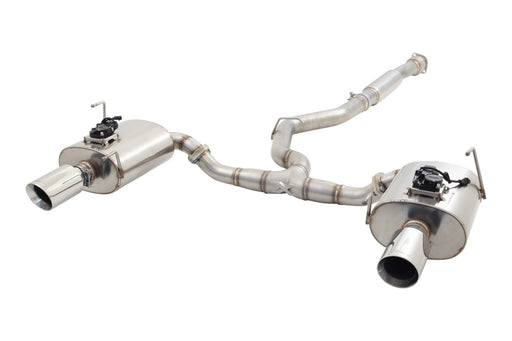 X - Force Varex Valved Stainless Steel Catback Exhaust 2008 - 2010 WRX Sedan / 2009 - 2013 Forester XT - ES - SW20 - VMK - CBS - Subimods.com