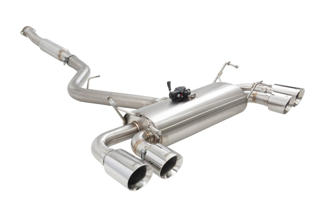 X - Force Varex Valved Stainless Steel Catback Exhaust 2011 - 2014 WRX Hatchback / 2008 - 2014 STI Hatchback - ESSW09VKCS - Subimods.com