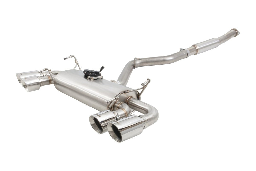 X - Force Varex Valved Stainless Steel Catback Exhaust 2011 - 2014 WRX Hatchback / 2008 - 2014 STI Hatchback - ESSW09VKCS - Subimods.com