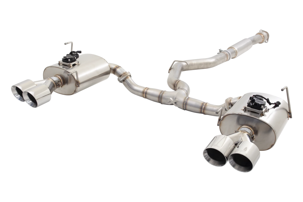 X - Force Varex Valved Stainless Steel Catback Exhaust 2011 - 2021 WRX Sedan / 2011 - 2021 STI Sedan - ES - SW27 - VMK - CBS - Subimods.com