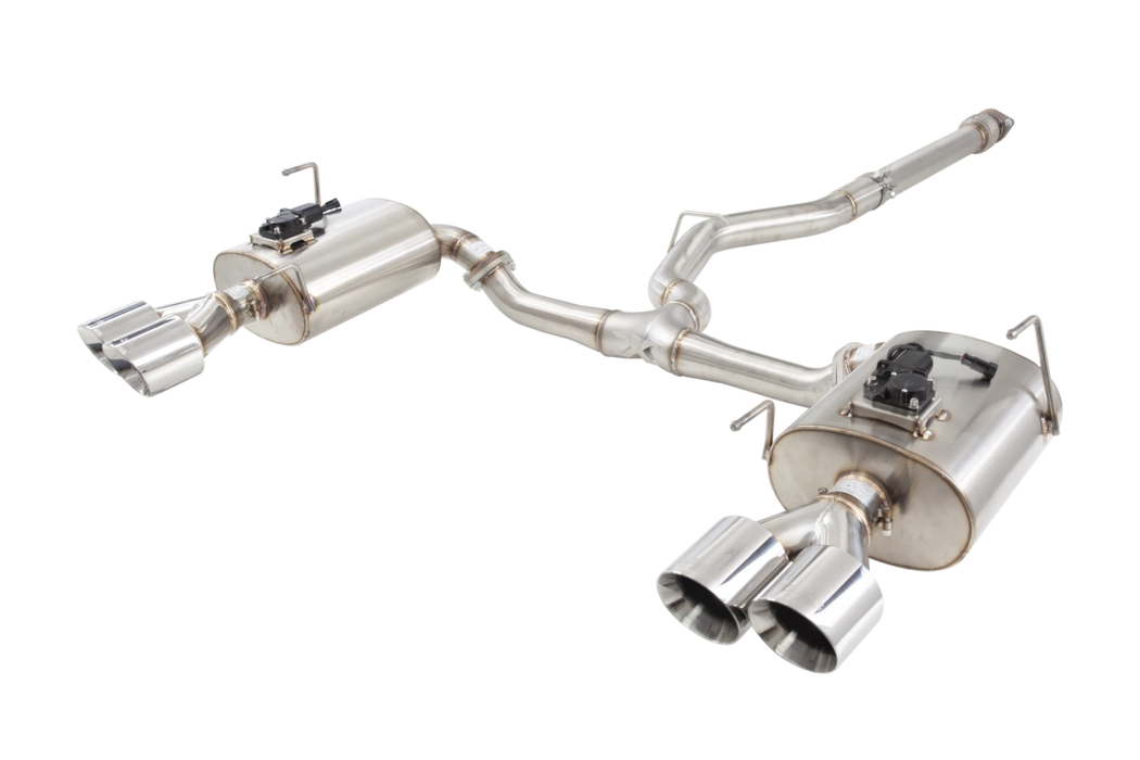 X - Force Varex Valved Stainless Steel Catback Exhaust 2022 - 2024 WRX - ESSW29VKCS - Subimods.com