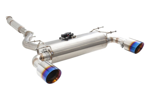X - Force Varex Valved Stainless Steel Catback Exhaust w/ 2.5" Piping and 4.5" Double Wall Tips 2013 - 2024 BRZ / 2013 - 2016 FRS / 2017 - 2021 GT86 / 2022 - 2024 GR86 - ESBRZ1VKCS - Subimods.com
