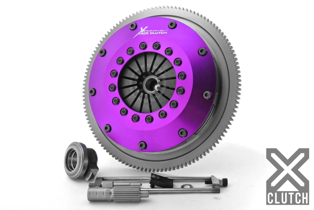 XClutch Stage 5 8.0 Inch Twin Disc Rigid Ceramic Clutch Kit 2002 - 2005 WRX / 2004 - 2005 Forester XT / 2004 - 2006 Baja Turbo - XKSU20520-2E - Subimods.com