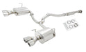 XForce 3" Cat Back Exhaust Quad Tip 2011 - 2021 WRX Sedan / STI Sedan - ES-SW26-CBS - Subimods.com