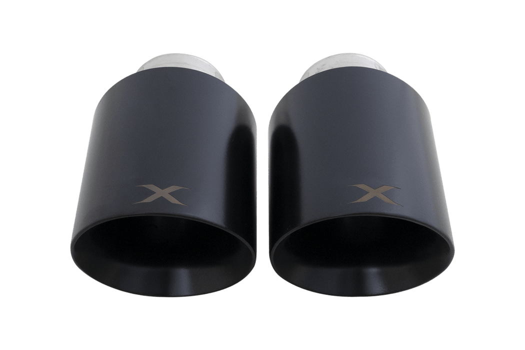 XForce 4.5" Matte Black Tip Kit 2022 - 2026 BRZ / GR86 - ESBRZTIPSBK - Subimods.com