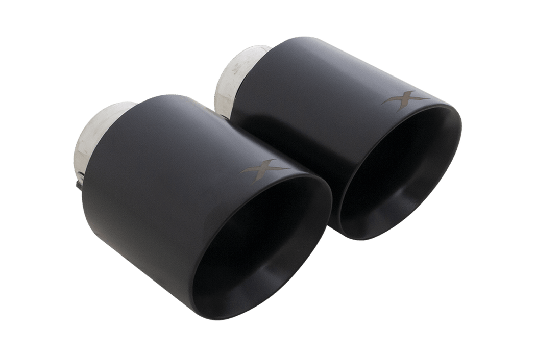 XForce 4.5" Matte Black Tip Kit 2022 - 2026 BRZ / GR86 - ESBRZTIPSBK - Subimods.com