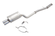 XForce Cat Back Exhaust Oval Dual Outlet Muffler 2002 - 2007 WRX / STI - E4-SW05-MP01-CBS - Subimods.com