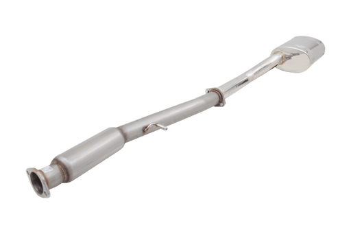 XForce Cat Back Exhaust Oval Dual Outlet Muffler 2002 - 2007 WRX / STI - E4-SW05-MP01-CBS - Subimods.com