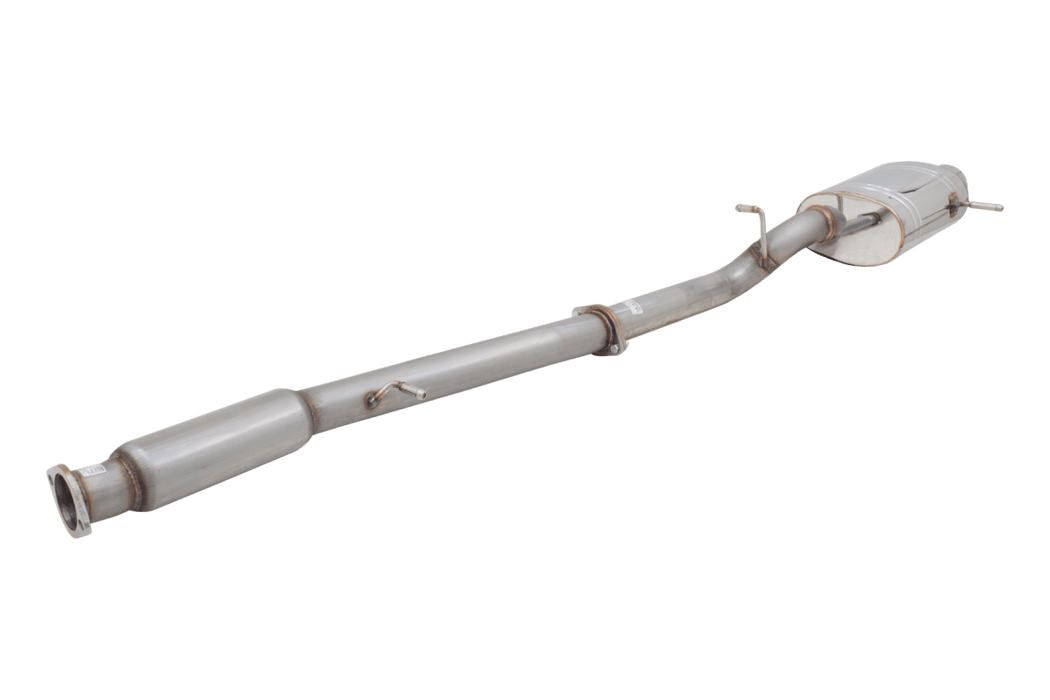 XForce Cat Back Exhaust Oval Single Outlet 2002 - 2007 WRX / STI - E4-SW05-MP02-CBS - Subimods.com