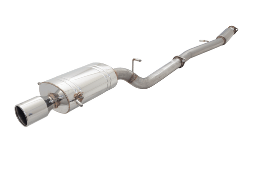 XForce Cat Back Exhaust Oval Single Outlet 2002 - 2007 WRX / STI - E4-SW05-MP02-CBS - Subimods.com