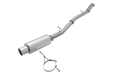 XForce Cat Back Exhaust w/ Angle Out Cannon 2002 - 2007 WRX / STI - E4-SW05-LPA-CBS - Subimods.com