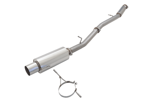 XForce Cat Back Exhaust w/ Angle Out Cannon 2002 - 2007 WRX / STI - E4-SW05-LPA-CBS - Subimods.com