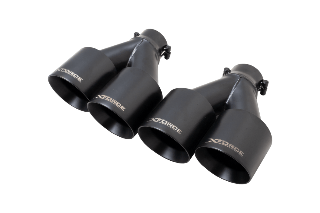 XForce Matte Black Tips Kit 2011 - 2026 WRX / 2011 - 2021 STI - ESSW27BLKTP - Subimods.com