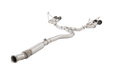 XForce Race Style Stainless Steel Catback Exhaust w/ Black Tips 2011 - 2021 WRX Sedan / 2011 - 2021 STI Sedan - ESSW28BKCS - Subimods.com