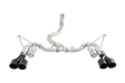 XForce Race Style Stainless Steel Catback Exhaust w/ Black Tips 2011 - 2021 WRX Sedan / 2011 - 2021 STI Sedan - ESSW28BKCS - Subimods.com