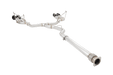 XForce Race Style Stainless Steel Catback Exhaust w/ Black Tips 2022 - 2024 WRX - ESSW29RBKCS - Subimods.com