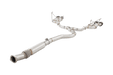 XForce Race Style Stainless Steel Catback Exhaust w/ Burnt Blue Tips 2011 - 2021 WRX Sedan / 2011 - 2021 STI Sedan - ESSW28BUCS - Subimods.com