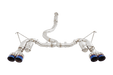 XForce Race Style Stainless Steel Catback Exhaust w/ Burnt Blue Tips 2011 - 2021 WRX Sedan / 2011 - 2021 STI Sedan - ESSW28BUCS - Subimods.com