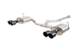 XForce Street Style Stainless Steel Catback Exhaust w/ Black Tips 2022 - 2024 WRX - ESSW29BKCS - Subimods.com