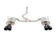 XForce Street Style Stainless Steel Catback Exhaust w/ Black Tips 2022 - 2024 WRX - ESSW29BKCS - Subimods.com