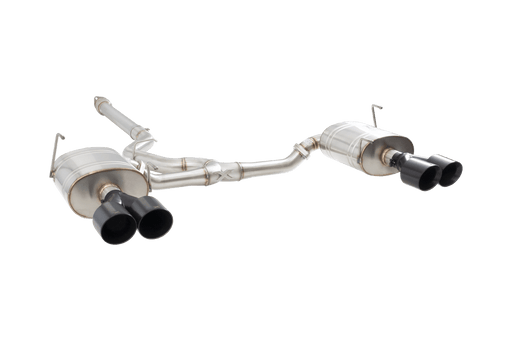 XForce Street Style Stainless Steel Catback Exhaust w/ Black Tips 2022 - 2024 WRX - ESSW29BKCS - Subimods.com