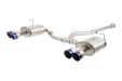 XForce Street Style Stainless Steel Catback Exhaust w/ Burnt Blue Tips 2022 - 2024 WRX - ESSW29BUCS - Subimods.com