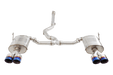 XForce Street Style Stainless Steel Catback Exhaust w/ Burnt Blue Tips 2022 - 2024 WRX - ESSW29BUCS - Subimods.com