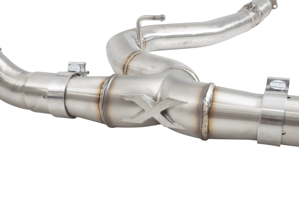 XForce Varex Valved Cat Back Exhaust Black Tips 2011 - 2021 WRX Sedan / STI Sedan - ESSWRX14VKBK - Subimods.com