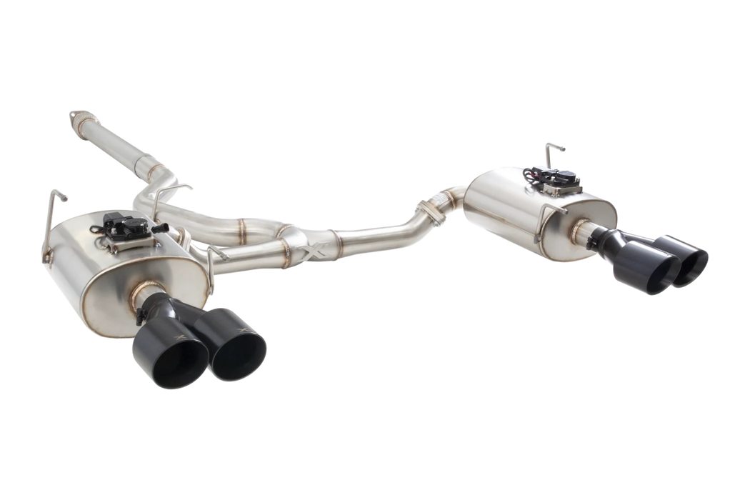XForce Varex WR Valved Catback Exhaust System w/ Black Tips 2022 - 2024 WRX - ESSWVB22VKBK - Subimods.com