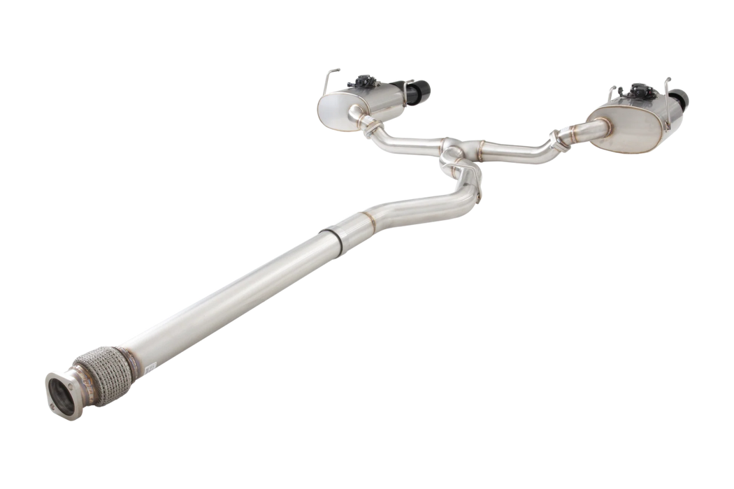 XForce Varex WR Valved Catback Exhaust System w/ Black Tips 2022 - 2024 WRX - ESSWVB22VKBK - Subimods.com