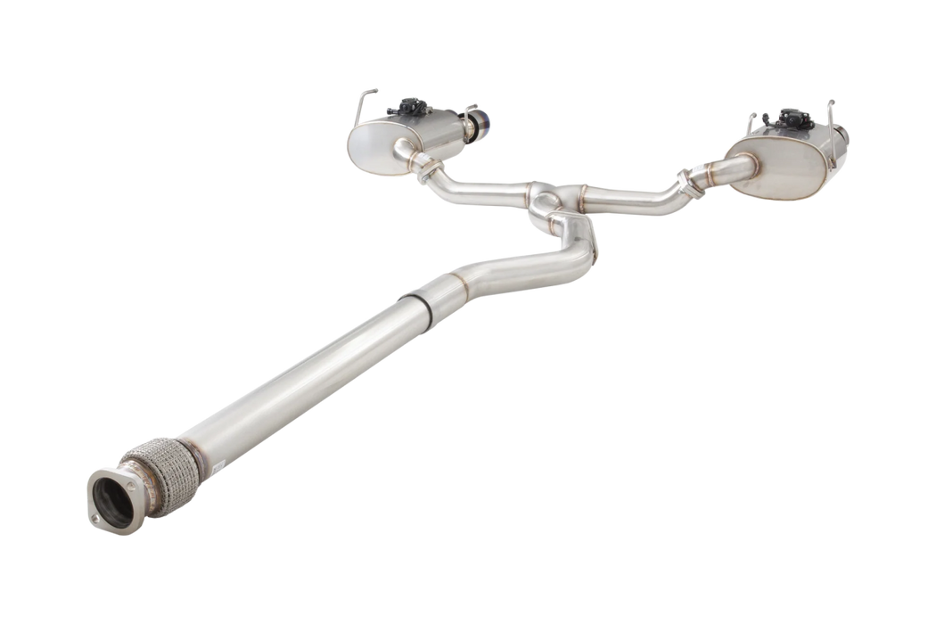 XForce Varex WR Valved Catback Exhaust System w/ Burnt Blue Tips 2022 - 2024 WRX - ESSWVB22VKBL - Subimods.com