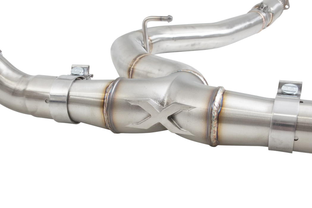 XForce Varex WR Valved Catback Exhaust System w/ Burnt Blue Tips 2022 - 2024 WRX - ESSWVB22VKBL - Subimods.com