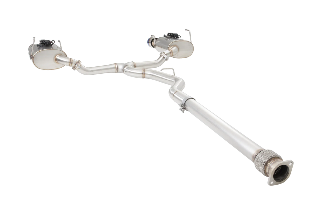 XForce Varex WR Valved Catback Exhaust System w/ Burnt Blue Tips 2022 - 2024 WRX - ESSWVB22VKBL - Subimods.com