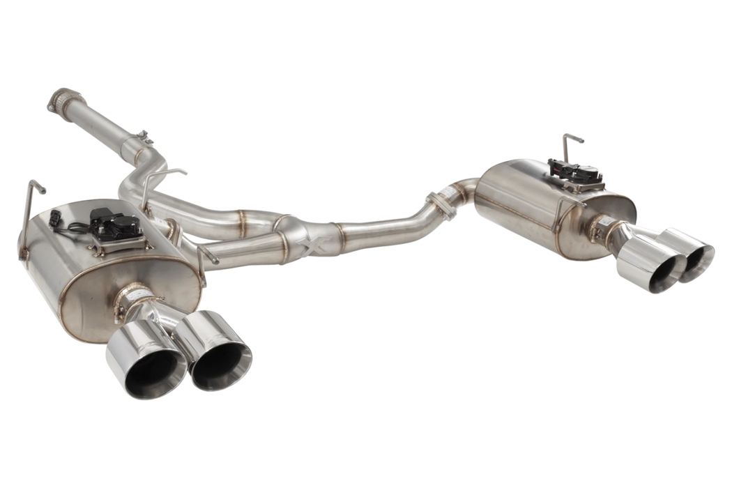 XForce Varex WR Valved Catback Exhaust System w/ Silver Tips 2022 - 2024 WRX - ESSWVB22VKCS - Subimods.com