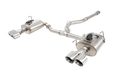 XForce Varex WR Valved Catback Exhaust System w/ Silver Tips 2022 - 2024 WRX - ESSWVB22VKCS - Subimods.com