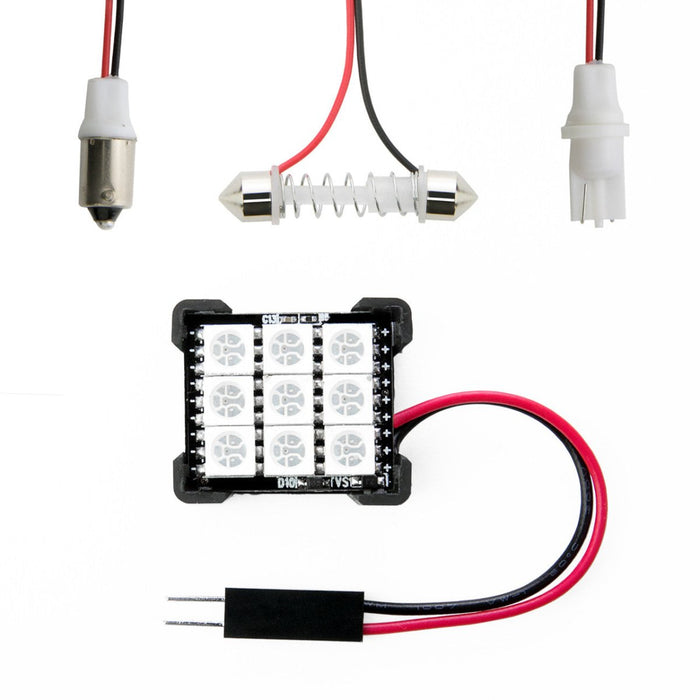 XKGlow LED Dome Light Bulb Kit | App-controlled - XK-BULB-PANEL - Subimods.com