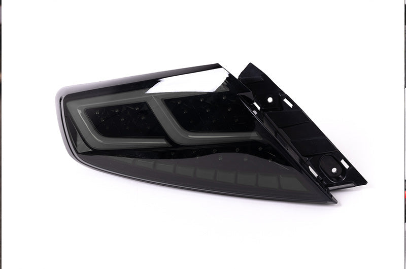 OLM Spec-AR LED Taillights Smoke Lens, Black Base, White Bar 2022-2025 WRX