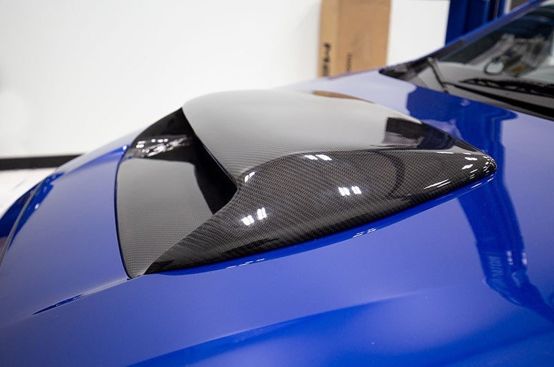 OLM Oversized Carbon Fiber Hood Scoop 2015-2021 WRX / STI