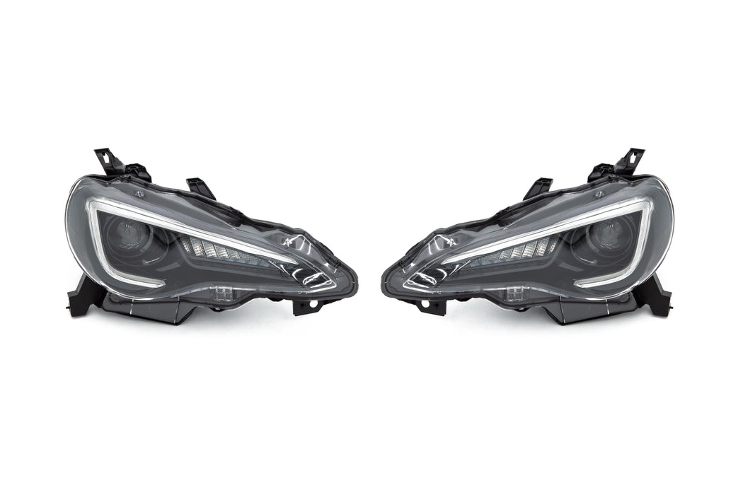 OLM Sequential Style Headlights 6000K HID/ D2H Bulbs 2013-2021 BRZ / FRS / GT86