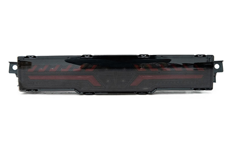 OLM V2 F1 Rear Brake Light Smoke Lens, Black Base, Red Bar 2022-2025 BRZ / GR86