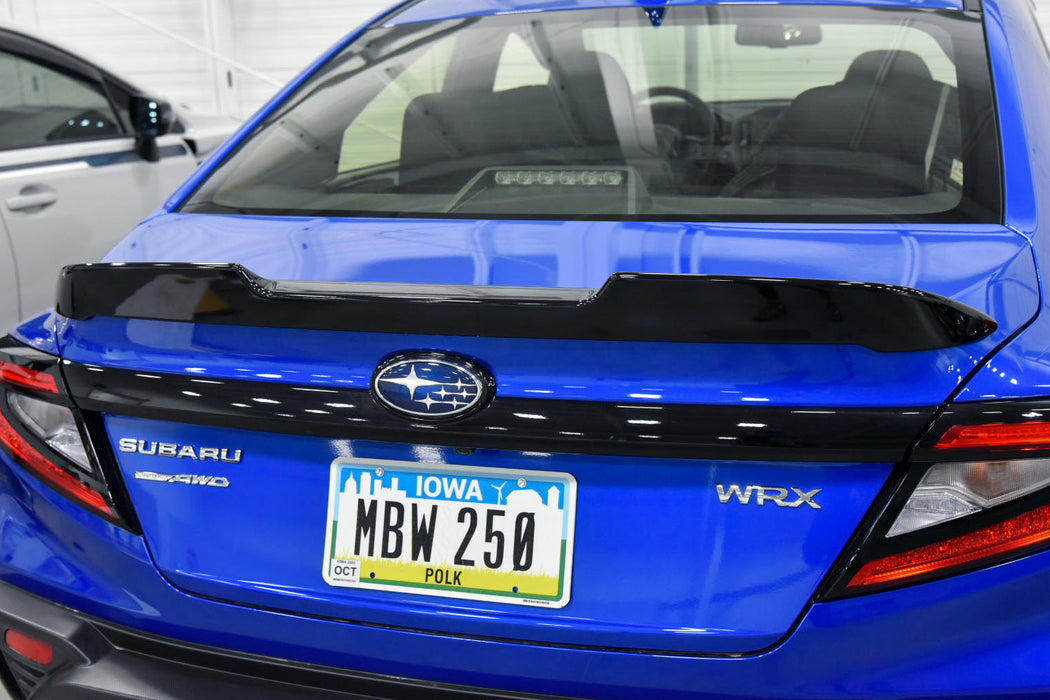 OLM Gloss Black Rear Trunk Spoiler 2022-2025 WRX