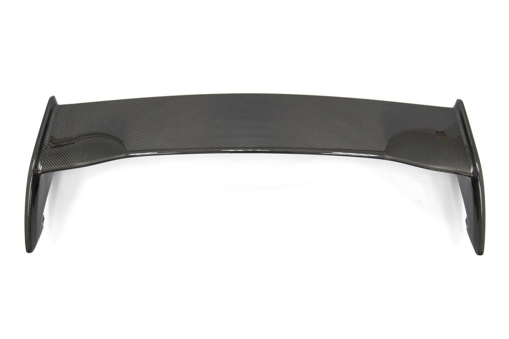 OLM Silverline Carbon Fiber OEM S Style Spoiler w/ Black Bases 2015-2021 WRX / STI