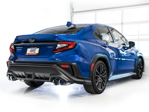 AWE Touring Edition Catback Exhaust w/ Chrome Silver Tips 2022-2024 WRX - 3015-42979 - Subimods.com