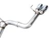 AWE Track Edition Catback Exhaust w/ Chrome Silver Tips 2022-2024 WRX - 3020-42979 - Subimods.com