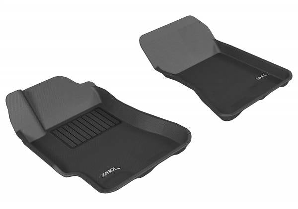 3DMaxpider Front All-Weather Floor Liner Set Black 2002-2007 Impreza Sedan / 2002-2007 WRX Sedan / 2002-2007 STI Sedan - L1SB01011509 - Subimods.com