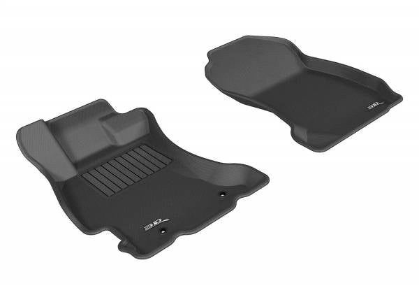 3DMaxpider Front All-Weather Floor Liner Set Black 2014-2018 Forester - L1SB00911509 - Subimods.com