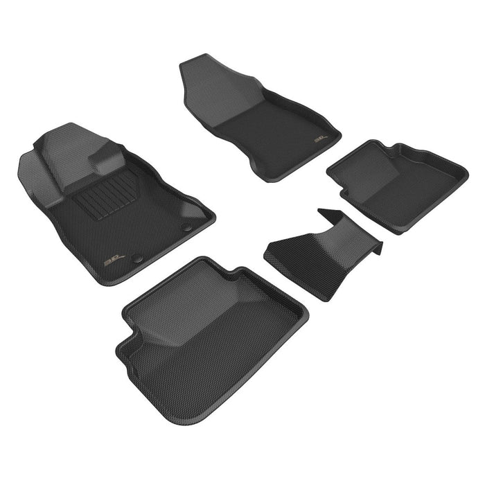 3DMaxpider Front and Rear All-Weather Floor Liner Set Black 2022-2024 WRX - L1SB03601509 - Subimods.com