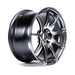 WedsSports SA-99R Platinum Silver Black 18x9.5 5x114.3 +38mm Offset - 73928 - Subimods.com